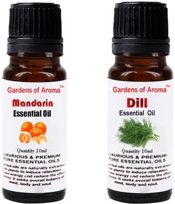 

Gardens Of Aroma Mandarin Essential Oil And Dill Essential Oil(20 ml)