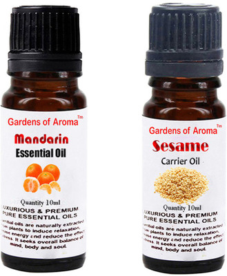 

Gardens Of Aroma Mandarin Essential Oil And Sesame Carrier Oil(20 ml)