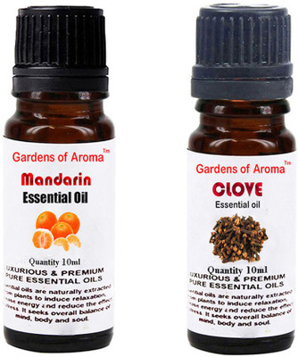 

Gardens Of Aroma Mandarin Essential Oil And Clove Essential Oil(20 ml)