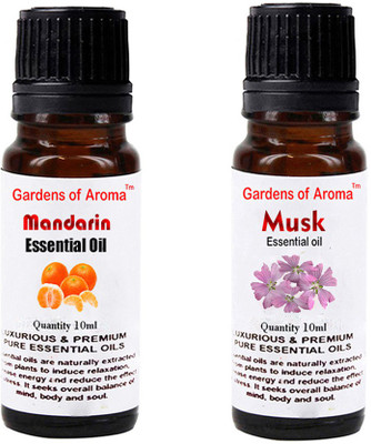 

Gardens Of Aroma Mandarin Essential Oil And Musk Essential Oil(20 ml)