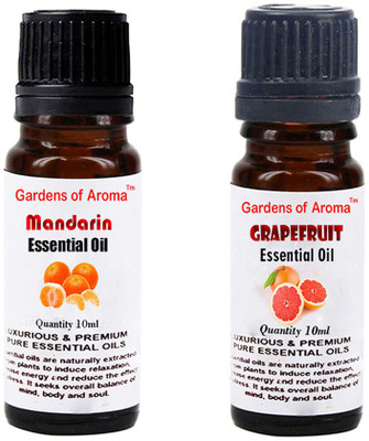 

Gardens Of Aroma Mandarin Essential Oil And Grapefruit Essential(20 ml)