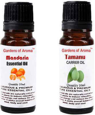 

Gardens Of Aroma Mandarin Essential Oil And Tamanu Carrier Oil(20 ml)