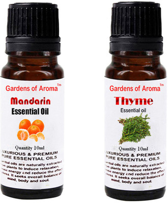 

Gardens Of Aroma Mandarin Essential Oil And Thyme Essential Oil(20 ml)