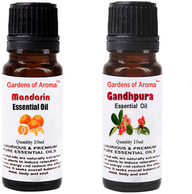

Gardens Of Aroma Mandarin Essential Oil And Gandhpura Essential Oil(20 ml)