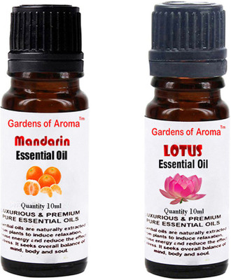 

Gardens Of Aroma Mandarin Essential Oil And Lotus Essential Oil(20 ml)