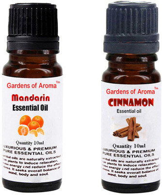 

Gardens Of Aroma Mandarin Essential Oil And Cinnamon Essential Oil(20 ml)