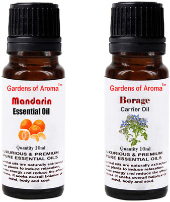 Gardens Of Aroma Mandarin Essential Oil And Borage Carrier Oil(20 ml)
