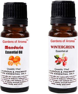 

Gardens Of Aroma Mandarin Essential Oil And Wintergreen Essential Oil(20 ml)