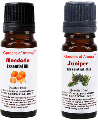 

Gardens Of Aroma Mandarin Essential Oil And Juniper Essential Oil(20 ml)