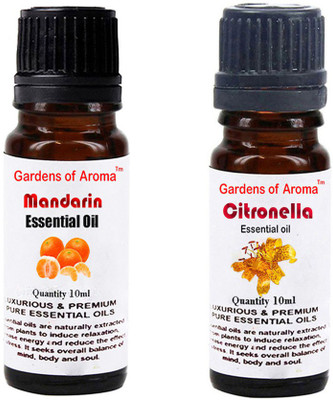 

Gardens Of Aroma Mandarin Essential Oil And Citronella Essential Oil(20 ml)