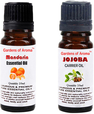 Gardens Of Aroma Mandarin Essential Oil And Jojoba Carrier Oil(20 ml)