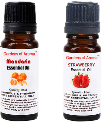 

Gardens Of Aroma Mandarin Essential Oil And Strawberry Essential Oil(20 ml)