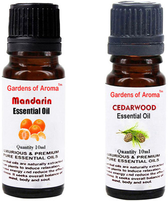 

Gardens Of Aroma Mandarin Essential Oil And Cedarwood Essential Oil(20 ml)