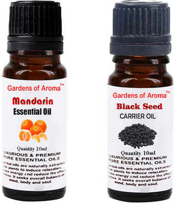 

Gardens Of Aroma Mandarin Essential Oil And Black Seed carrier Oil(20 ml)