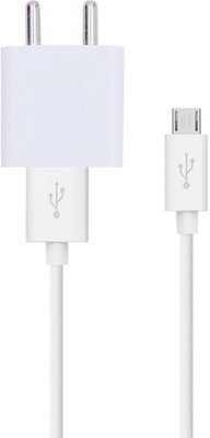 TROST 1 A Wall Charger for Mobile with Detachable Cable(White)