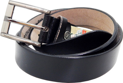 

jimmy carter Men Casual, Formal Black Genuine Leather Belt