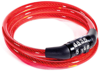 

Prokick 4 Digit Combination Red Bicycle Lock