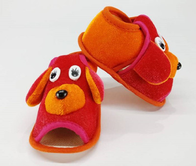 

Fly Kids Anti-skid Small checks slip on booties for 0 to 6 months baby Booties(Toe to Heel Length - 12 cm Multicolor)
