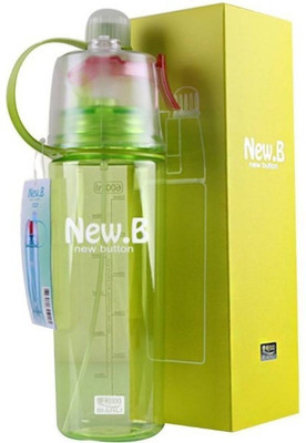 

Kitchen India ™ Spray Mist Squeeze Protable Water Bottle 700 ml Sipper(Pack of 1, Green)