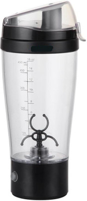 

Kitchen India ™ New Electric Gym Protein Shaker Blender Water Bottle Automatic Movement Vortex Tornado Transparent Multifunction Smart Mixer 450 ml Shaker(Pack of 1, Multicolor), Muiticolor
