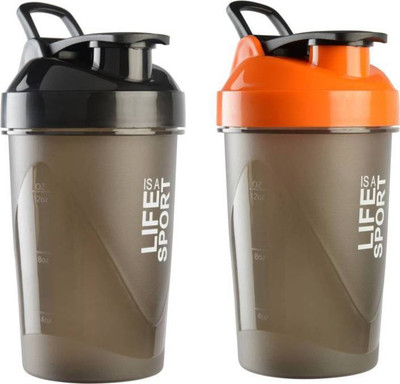 

Kombuis Kitchenware Life Is A Sport 500 ml Shaker(Pack of 2, Multicolor)