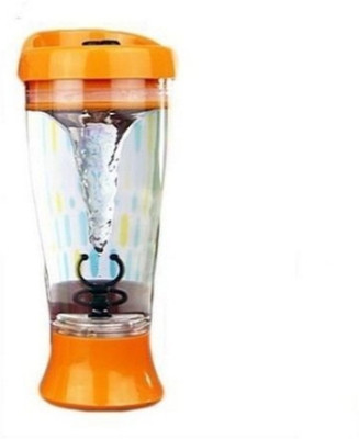 

Kitchen India ™ Protein Shaker for Gym/Sports Self Stirring Smart Battery Operated Protein Shakers Bottle Chocolate Milk Mixer Bottle for Powder Shake 450 ml Shaker(Pack of 1, Orange)