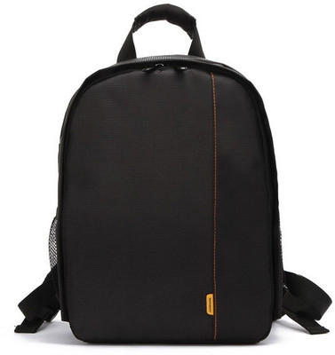 

ZenShanti Waterproof Small-scale DSLR Camera Backpack with Double Shoulders Camera Bag(Black, Orange)