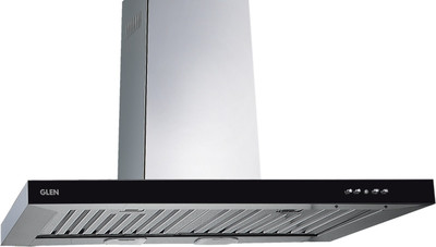 

GLEN Chimney 6052 Push Button 1000m3/hr 90 Cm Wall Mounted Chimney(Silver 1000 CMH)