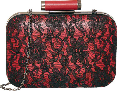 

Satya Paul Casual Red, Black Clutch, Black;red