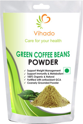 Vihado Nutrition Green Coffee Beans Powder for Weight Management Instant Coffee(100 g)