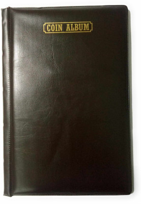 

Coins & Stamps Brown Beginner Coin Album Coin Bank(Brown)