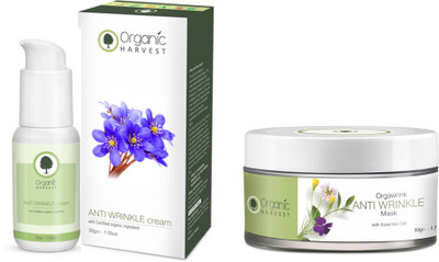 

Organic Harvest Anti Wrinkle Cream (30g) + Mask (50g)(Set of 2)