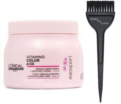

Studio Fix Combo Hair Brush & Hair Spa Vitamino Color Radiance Protection(Set of 2)