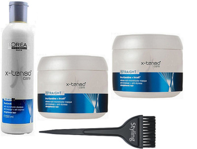 

styling Of Hair Brush, X-tenso Care Hair Shampoo 230ml With Conditioner Pack Of 2(Set of 4)