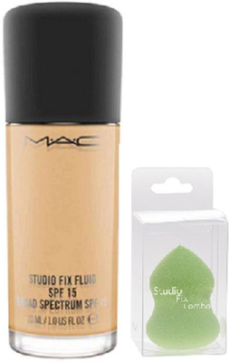 

Studio Fix Combo Sponge Blender Puff& Fix Liquid Foundation SPF15(Set of 2)