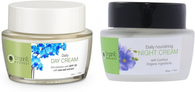 

Organic Harvest Daily Day Cream (50g) + Night Cream (50g)(Set of 2)