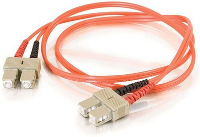 

Molex Fiber Patch Cable SC SC MM OM1 5Mt Network Cable(Compatible with Networking, Orange)