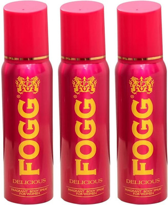 

Fogg deodorant delicious (450 ml, Pack of 3) Body Spray - For Women(450 ml, Pack of 3)