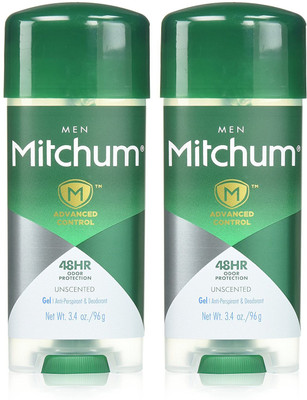 

Mitchum 2 Piece Gel, Unscented, 6.8 Ounce Deodorant Gel - For Men & Women(96 g, Pack of 2)