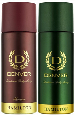 

Denver Hamilton and Honour Deo Combo (330 ml, Pack of 2) Body Spray - For Men(330 ml, Pack of 2)