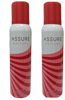 

Vestige Assure Rapture Deodorant Spray - For Women(250 ml, Pack of 2)