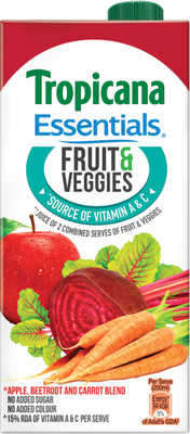

Tropicana Essentials Fruit and Veggies 1 L