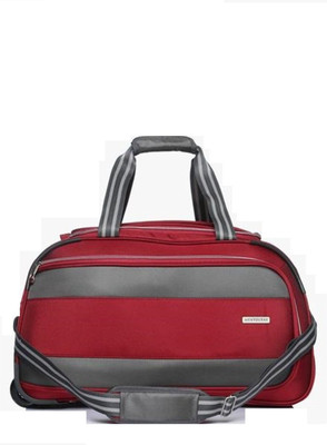 Aristocrat DFTCRE67BUR Travel Duffel Bag(Red, Grey), Grey;red
