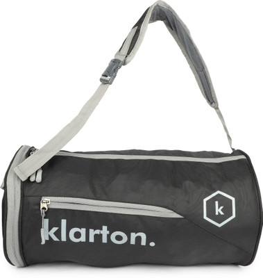 

klarton lifestyle Klarton Gym bag Black Black Gym Bag(Black)