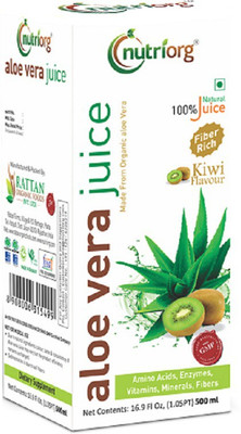 

Nutriorg Aloe Vera Juice With Kiwi Flavour - 500ml Energy Drink(Unflavored)