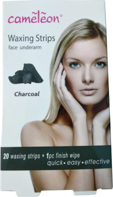 Cameleon Waxing Strips Face Underarm Charcoal(20 ml)