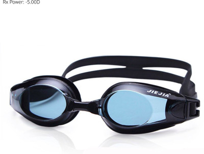 

JIEJIA Optical Power With UV Protection, Anti-Fog (Rx P: -5.00) Swimming Goggles(Black)