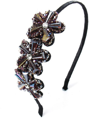 

Fifi Jewels Rose Maroon Hair Band(Maroon)