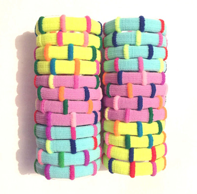 

window shop printed rubber band Hair Band, Hair Accessory Set(Multicolor)