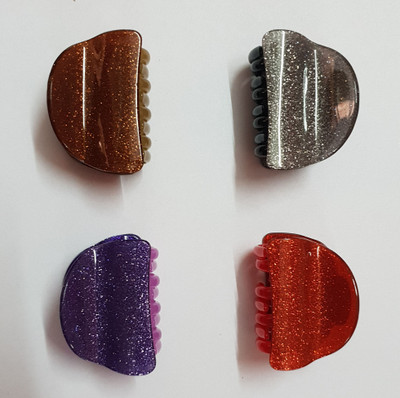 

BELLA HARARO 4 PC. Hair Clutcher (small) Hair Claw(Multicolor)